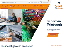 Tablet Screenshot of goudprintcenter.nl